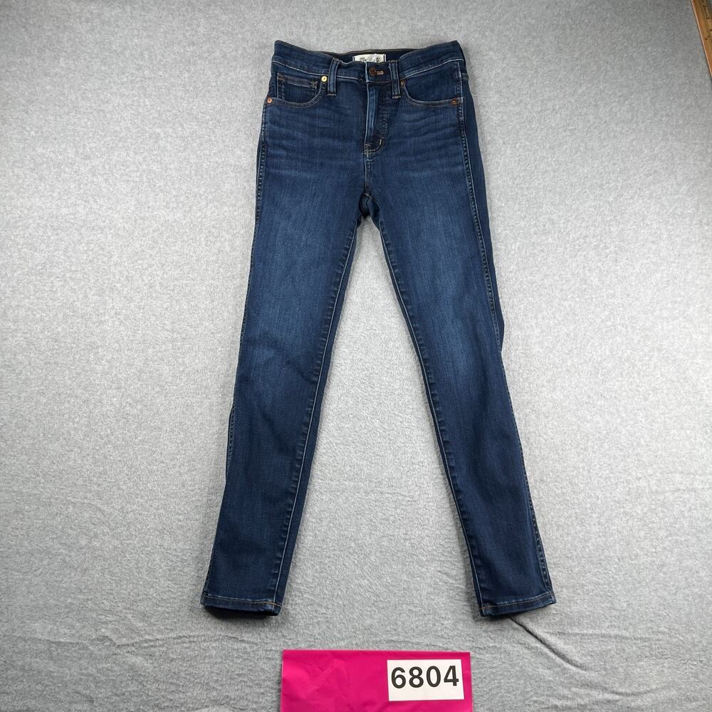 Madewell Denim Jeans High Rise 10" Skinny Ankle Casual Stretch Size 26